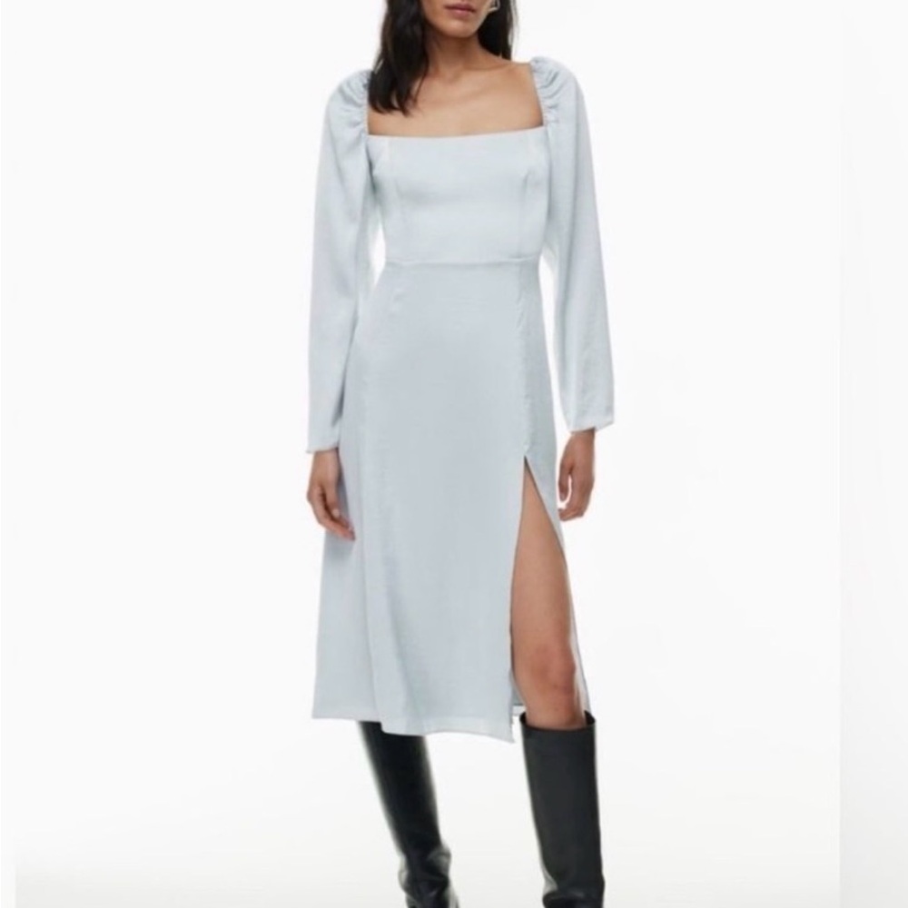 Aritzia Wilfred Bridgerton Dress in Sterling Blue - NWT/never worn